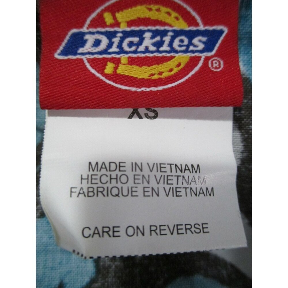 NWT Dickies Uniform Smock Women's Scrub Size XS Shapes Multi Color - Picture 3 of 4